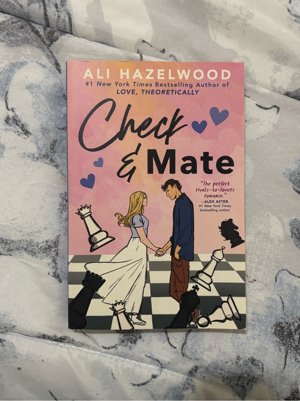 Check & Mate Ali Hazelwood • Romance Paperback Pink Cover